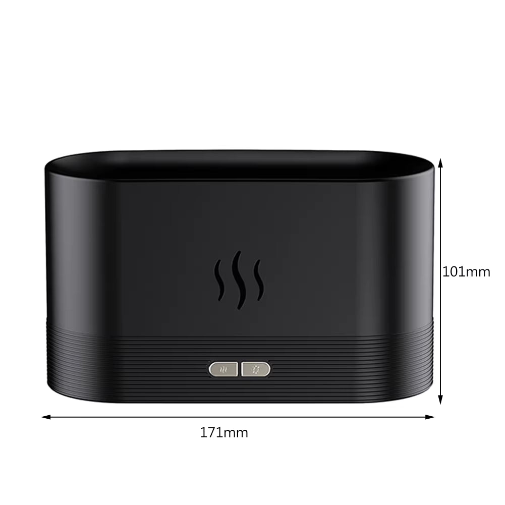 Flame Aroma Diffuser Humidifier Desktop Portable Mute Flame Light Air Humidifier Silent Aroma Diffuser for Household Office Room