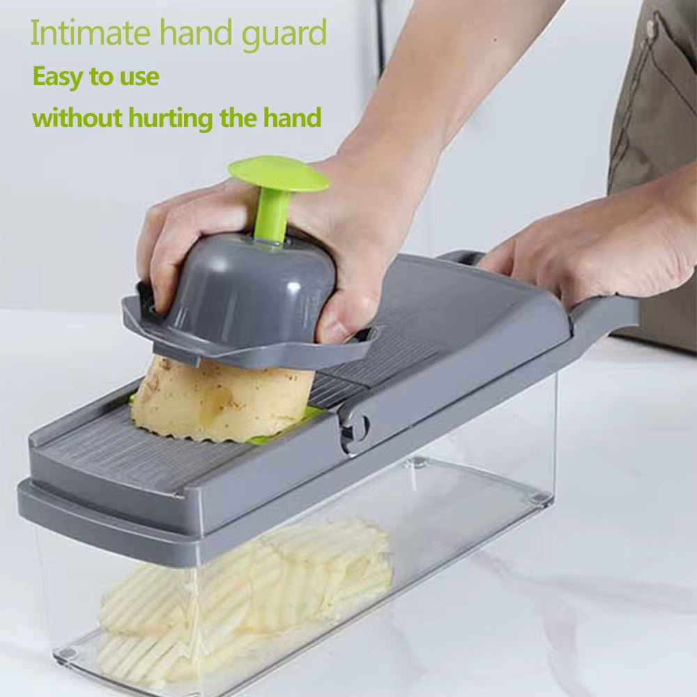 Multifunctional Vegetable Chopper Handle Food Grate Food Chopper Vegetable Slicer Dicer Cut Kitchen Items Cocina